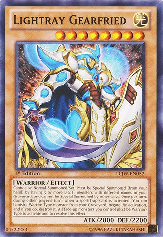 Amazon.com: YU-GI-OH! - Lightray Gearfried (LCJW-EN052